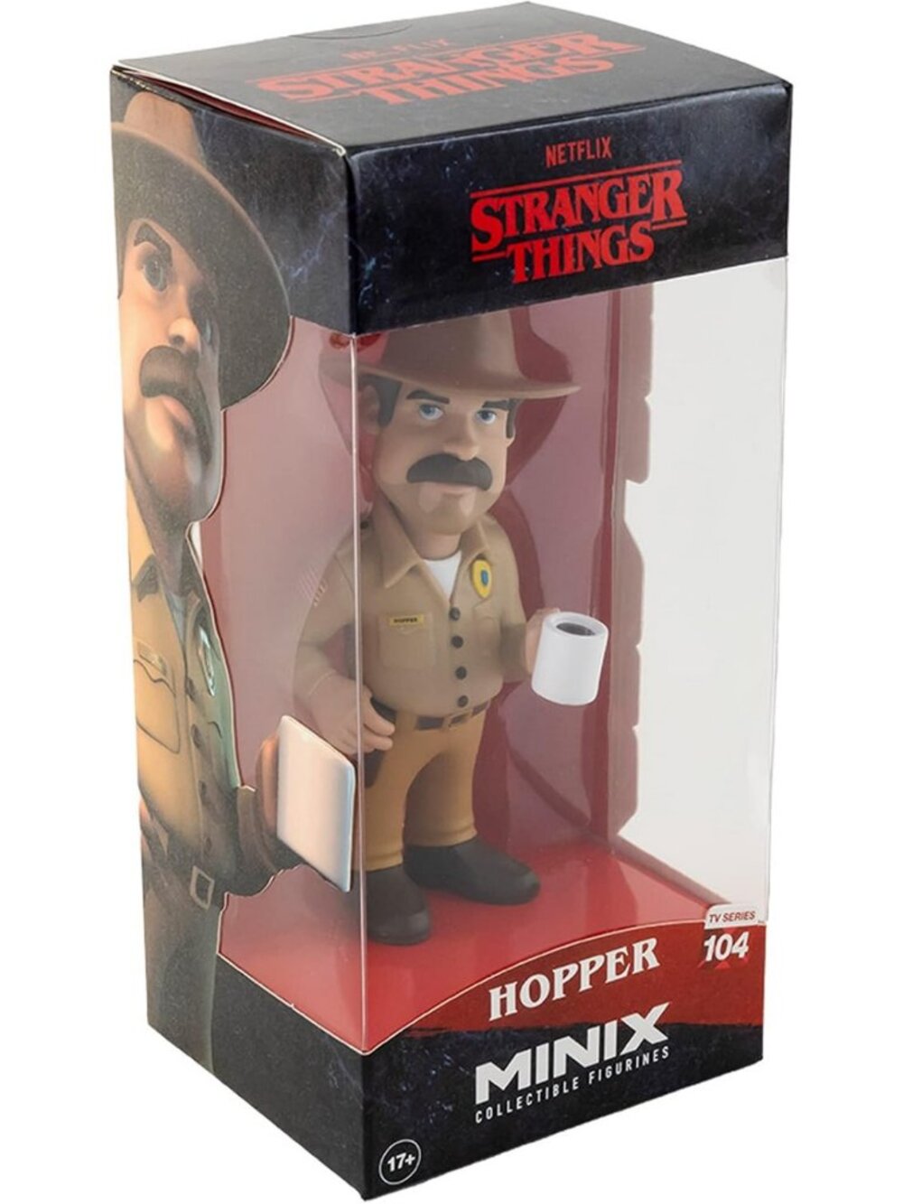 Stranger Things Hopper MINIX Vinyl Figure - Collectible Toy, Fun Gift for Fans